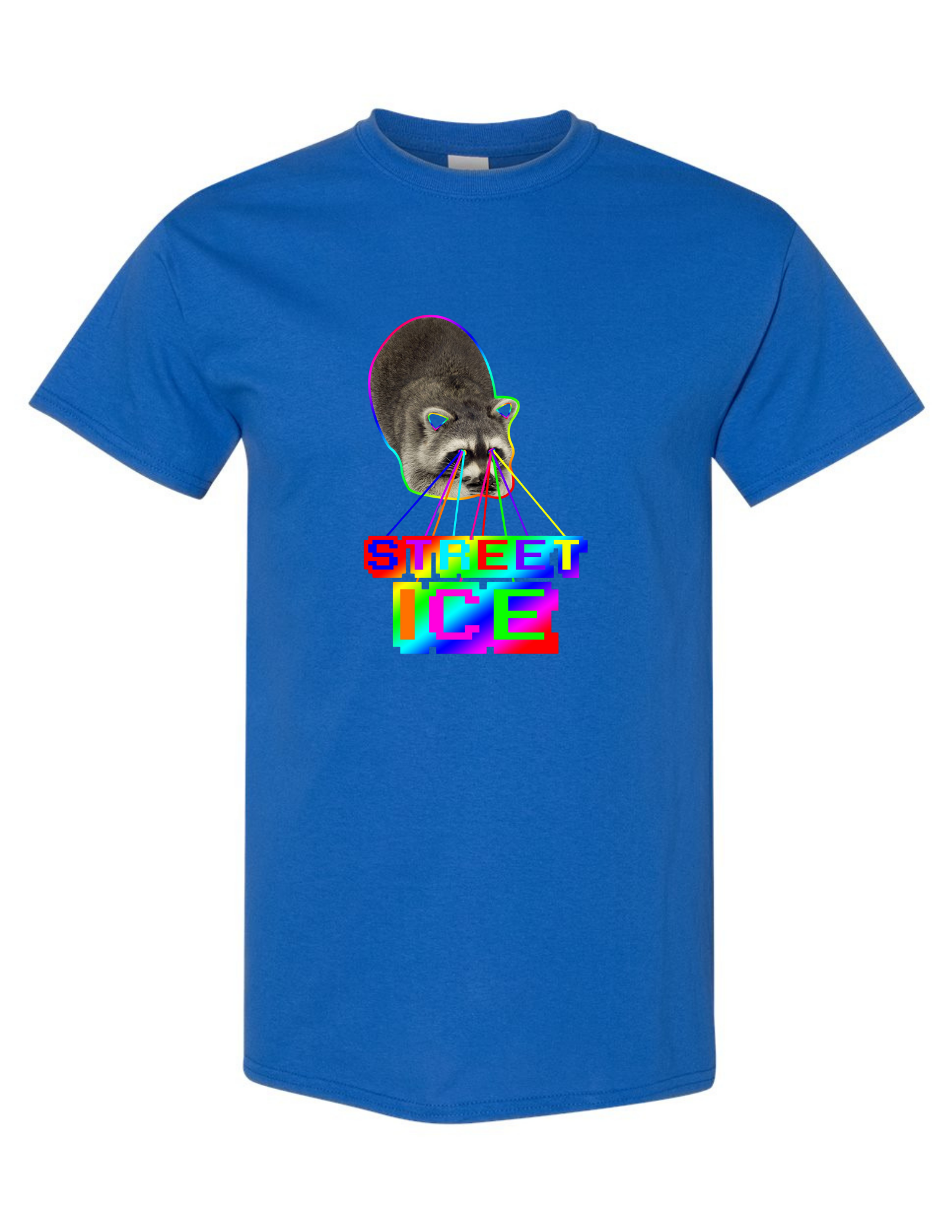 Laser Eyes Raccoon T Shirt