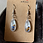 Thumbnail: Small Tear Drop Shimmer Stone Customized Earrings