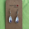 Thumbnail: Small Tear Drop Shimmer Stone Customized Earrings