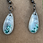 Thumbnail: Small Tear Drop Shimmer Stone Customized Earrings