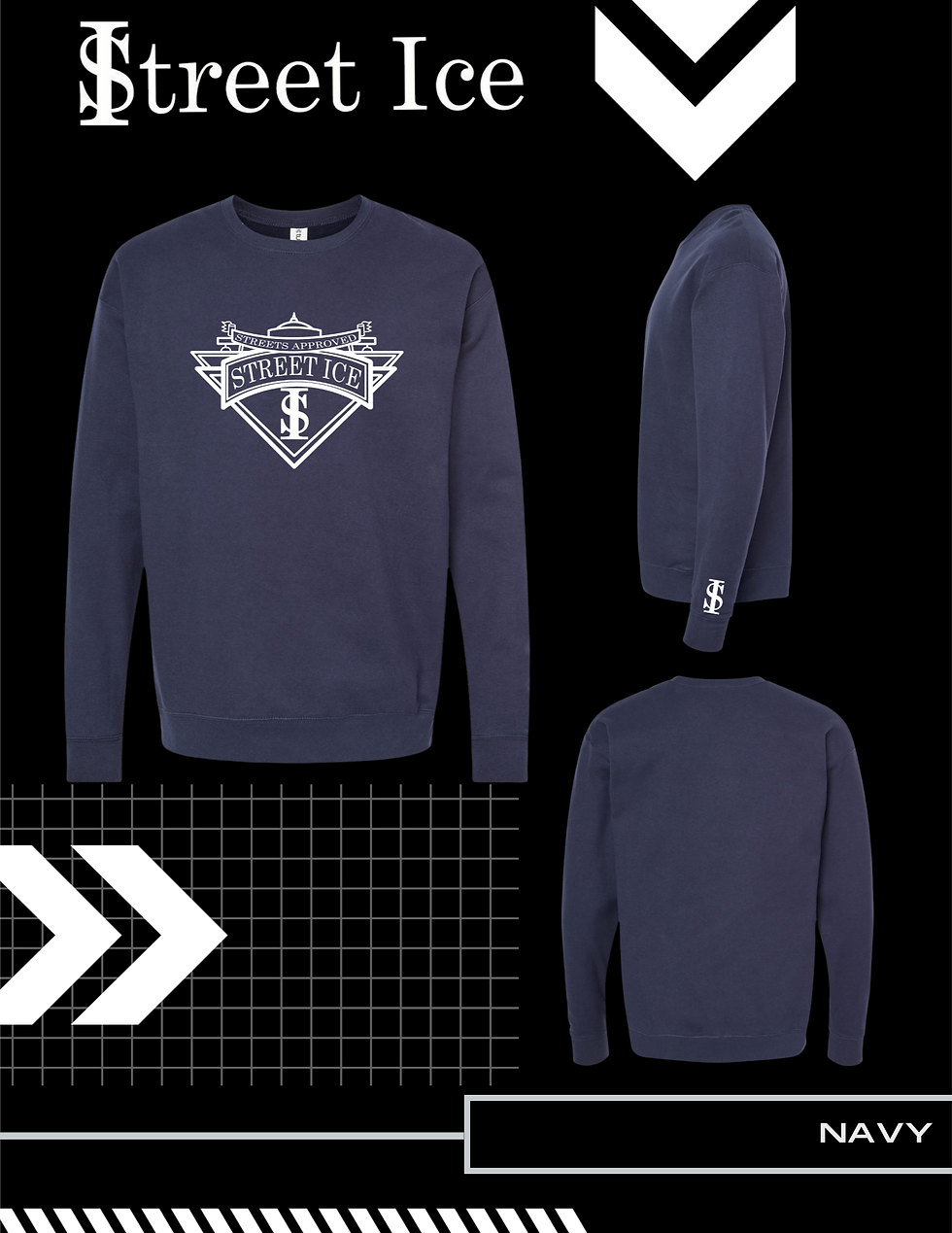 Thumbnail: Classic Street Ice Badge Tultex Sweatshirt