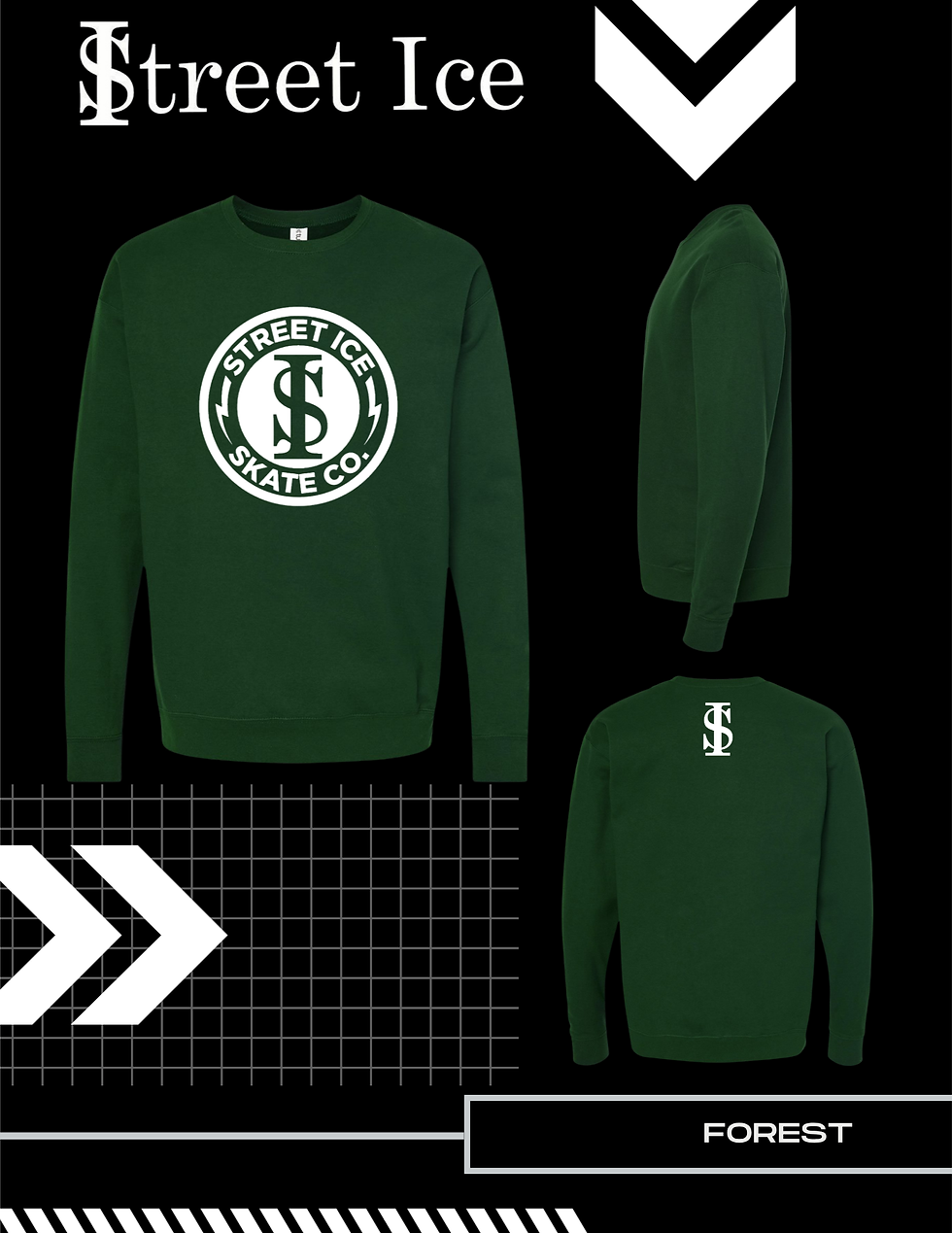 Thumbnail: Street Ice Round Logo Tultex Sweatshirt