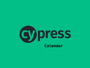 Cypress: Calendar