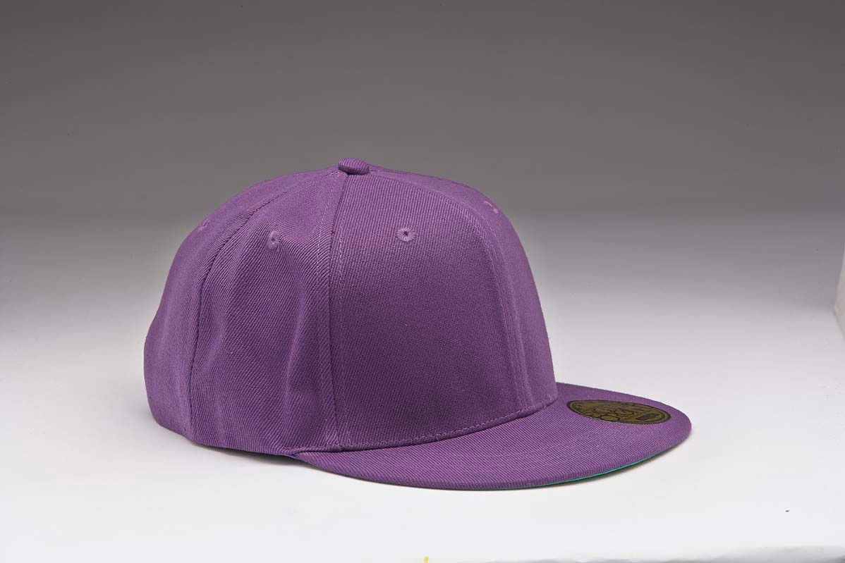 EC32 6 Panel "SnapBack" Flat Peak Cap PURPLE