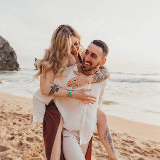Praia da Adrega Proposal - Lisbon Wedding Photographer