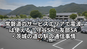 🚗 常磐道のサービスエリアで電波は使える?守谷SA・友部SA・茨城の道の駅の通信事情
