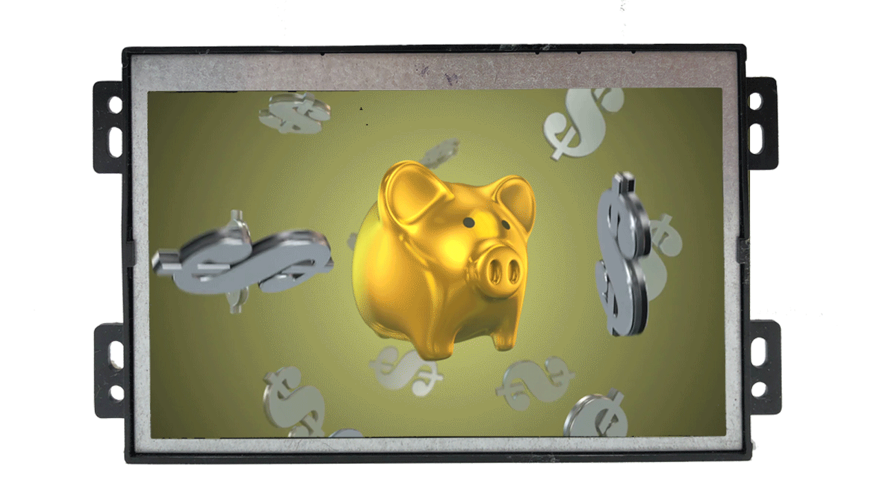 Open Frame LCD Display Advertising
