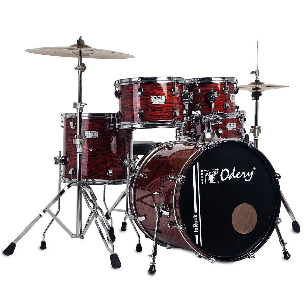 Bateria Acústica Odery InRock Bloody Tiger IR180-BT