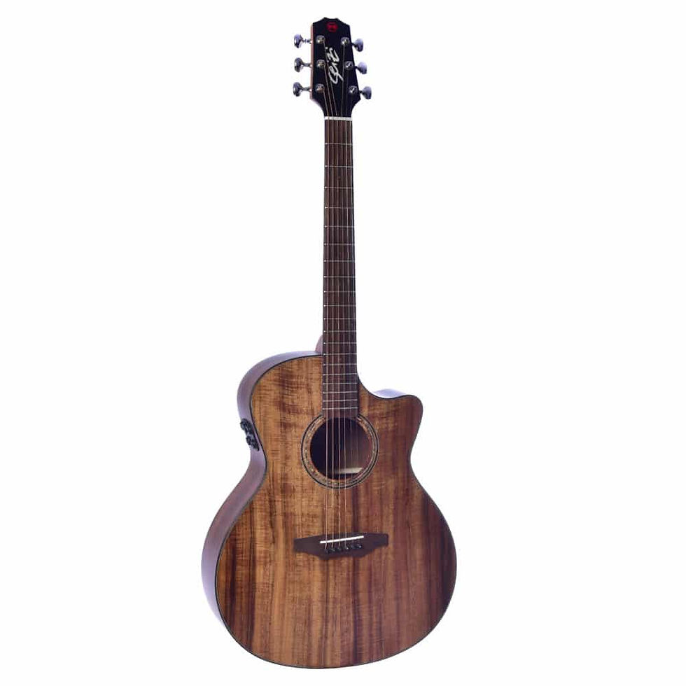 Violão Seizi Elétrico Aço Cutaway Supreme Ryu MIRAI – Koa Burst c/Bag