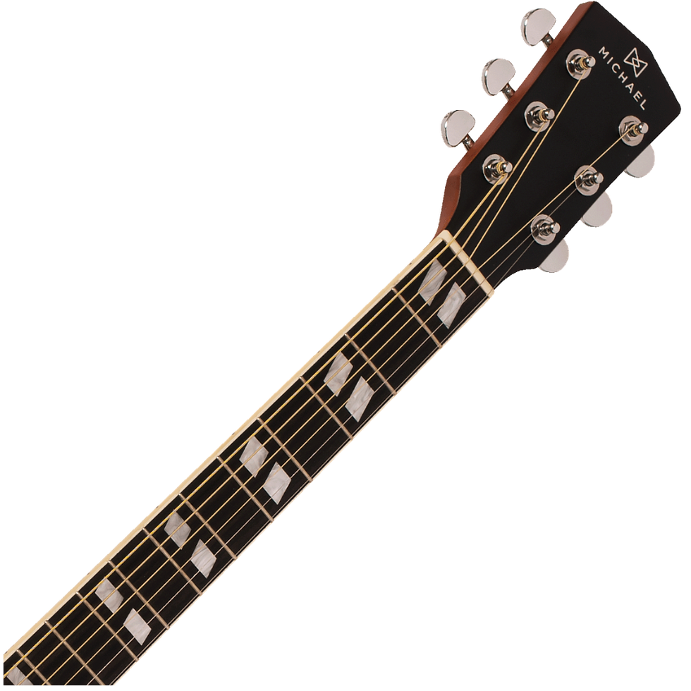 Thumbnail: Violão Michael Elétrico Aço Folk Cutaway Freebird VMF420 Sunburst