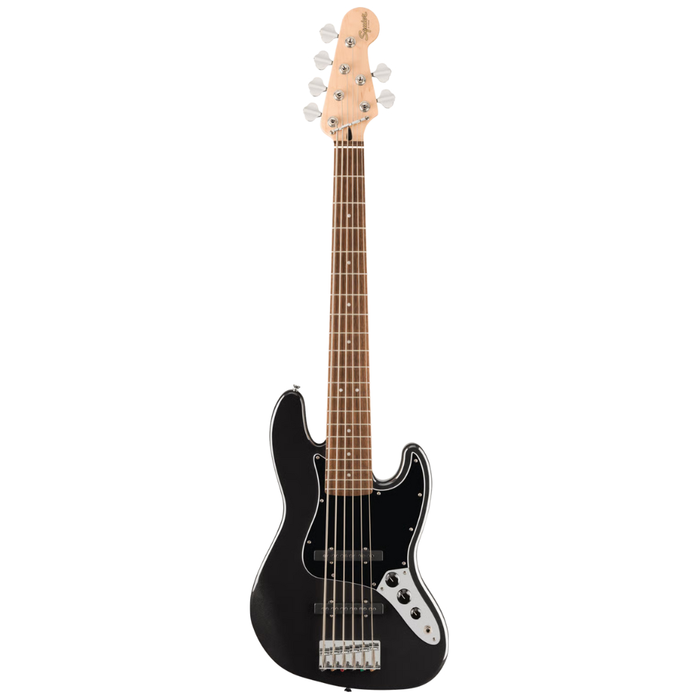 Contrabaixo Fender CHI 6C Squier Affinity Jazz Bass LRL BPG Black