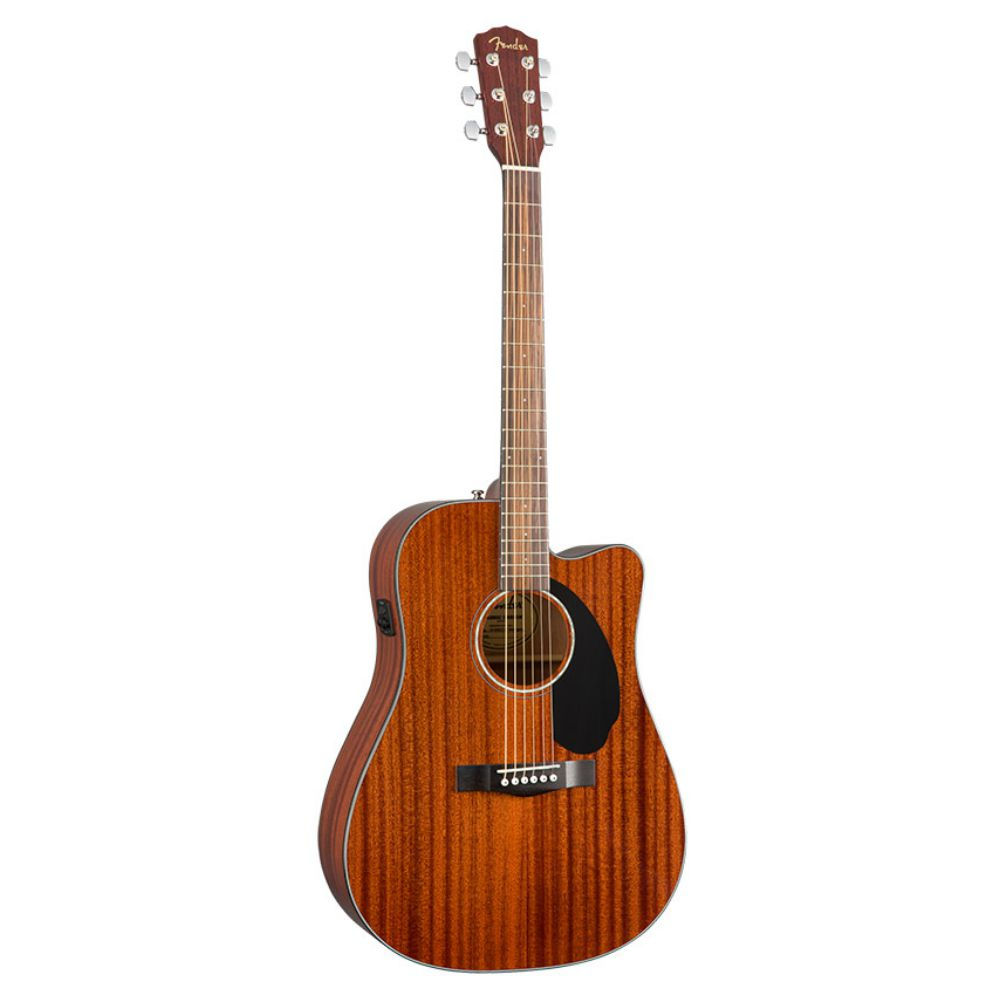 Violão Fender Elétrico Aço Classico Cutaway CD-60SCE Dreadnought Mahoga