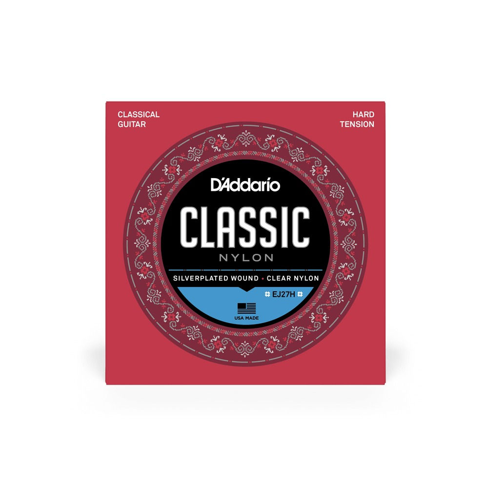 Encordoamento p/Violão Nylon Tensão Alta D'Addario Classic EJ27H