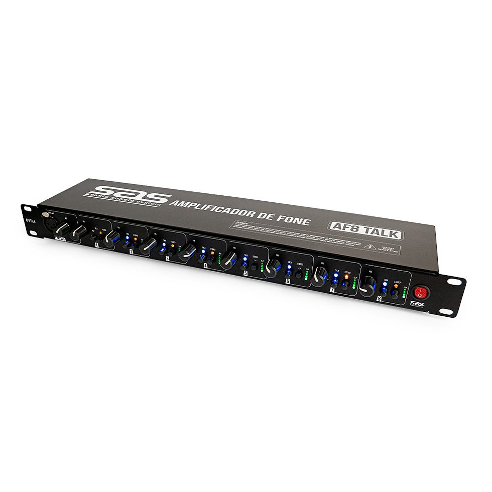 Amplificador de Fone Santo Angelo 8C AF8 TALK