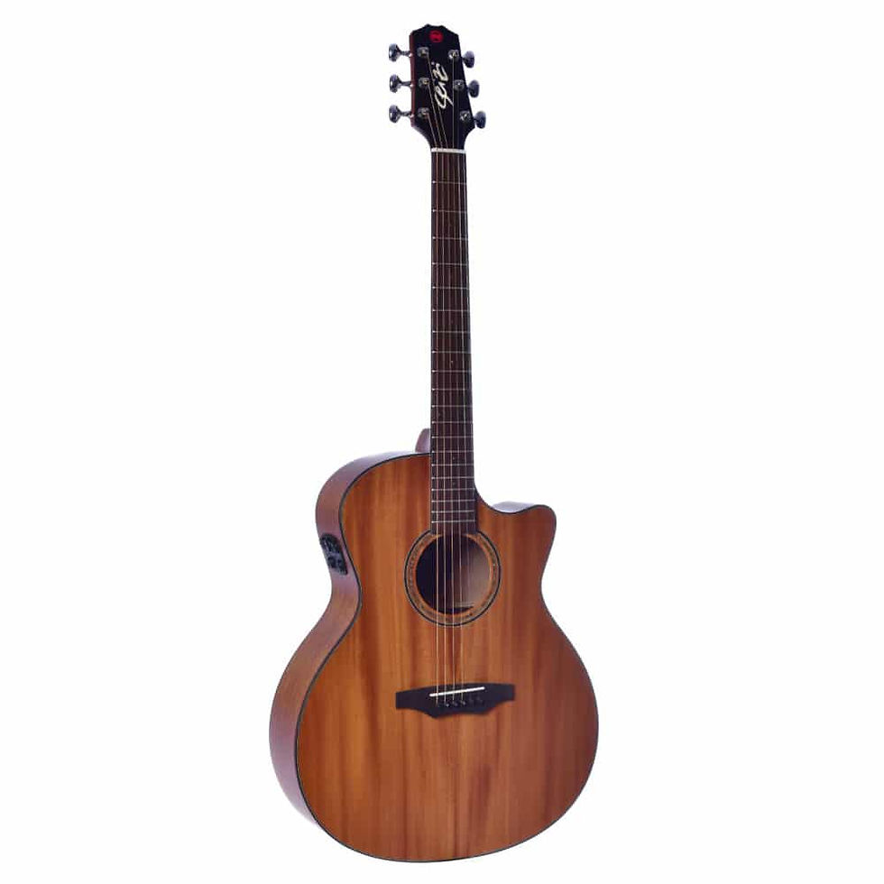 Violão Seizi Elétrico Aço Cutaway Supreme Ryu MIRAI – Mahogany Satin c/Bag