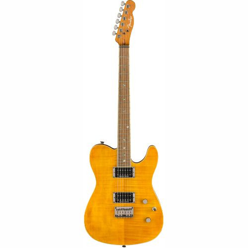 Guitarra Fender IDN Telecaster Custom FMT HH Amber | Carioca