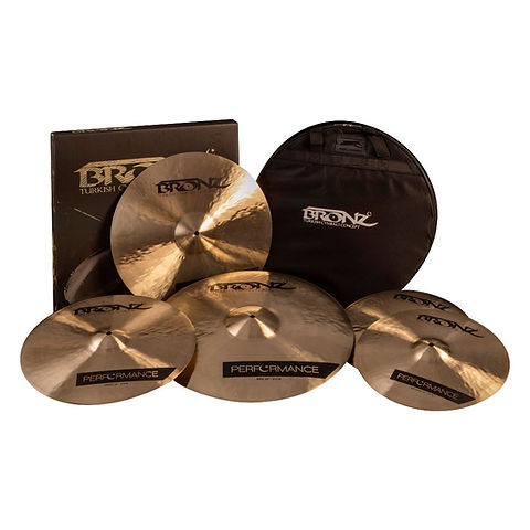 Kit de Pratos Bronz B20 Performance Series SET4 | Carioca