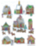 RS480  Gingerbread Village