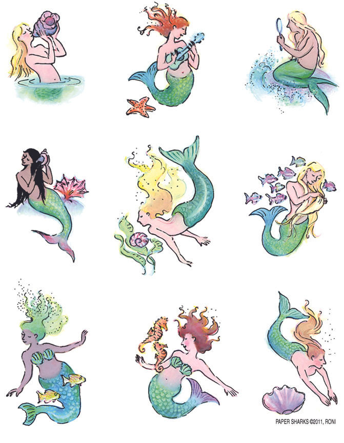 RS128  Mermaids Apron