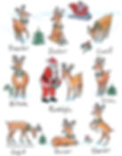 RS493  Santa's Reindeer