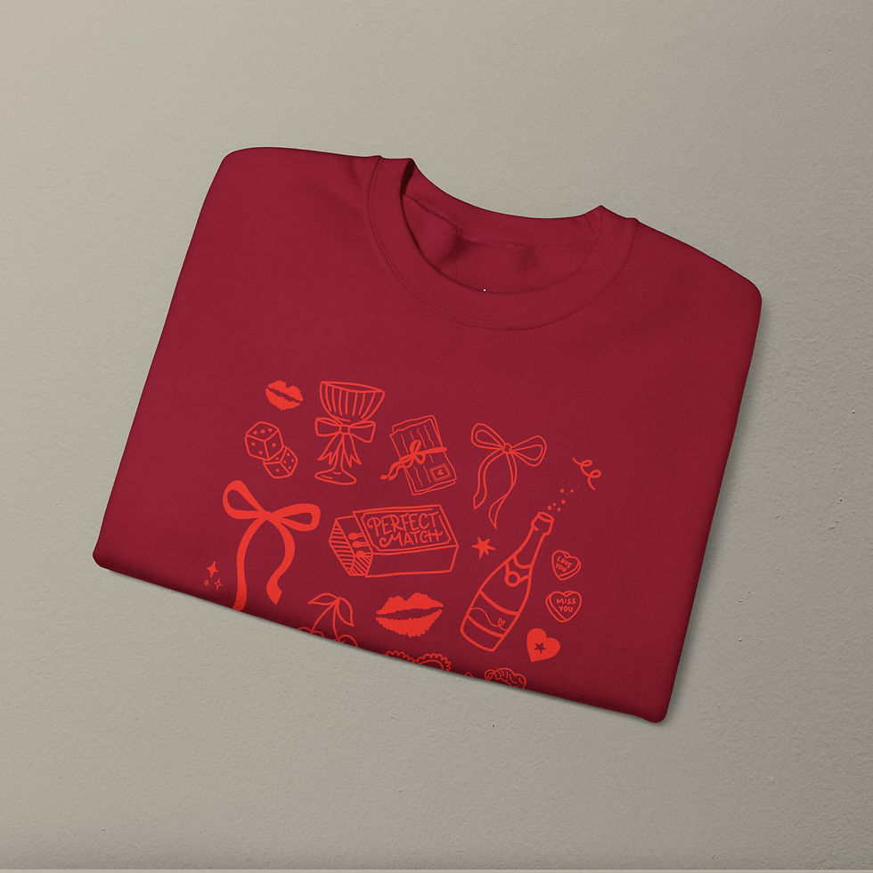 Thumbnail: Love Notes Crew in Red