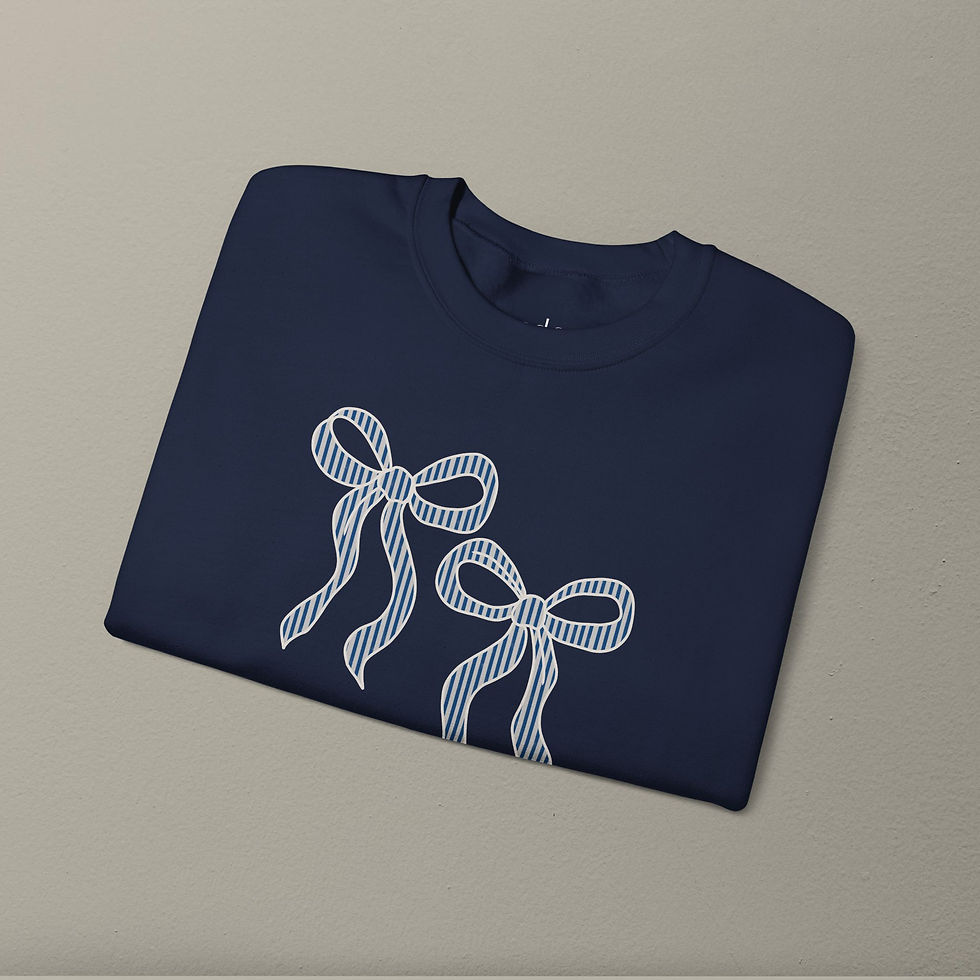 Thumbnail: Striped Double Bow Crew