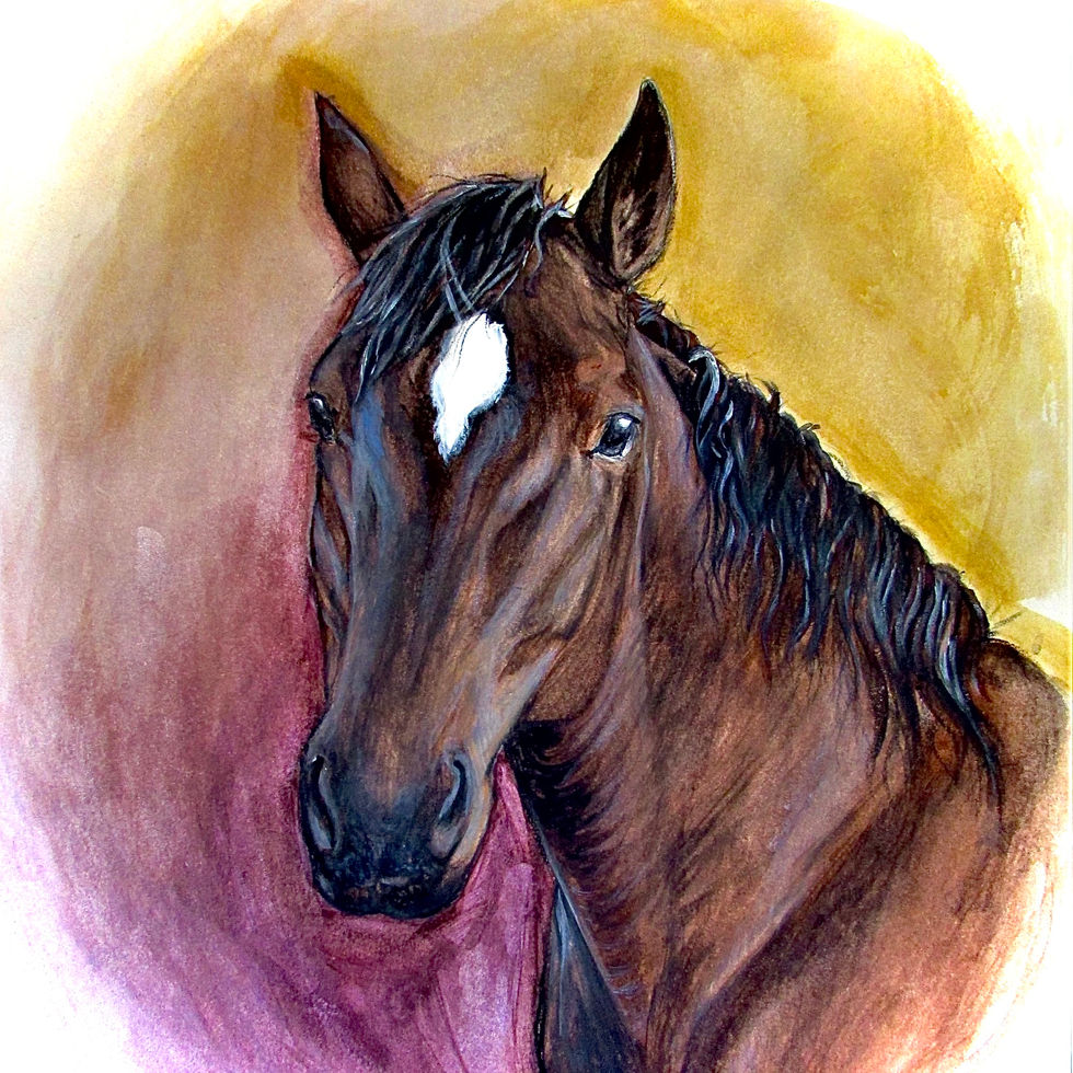 brown horse