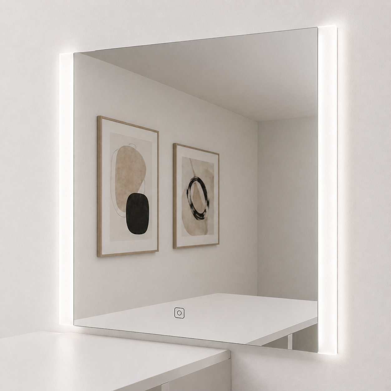Moderner LED-Spiegel mit Touch 80 cm