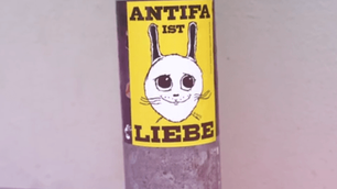 Video del gobierno del distrito de Berlín promueve 'Antifa es amor'.