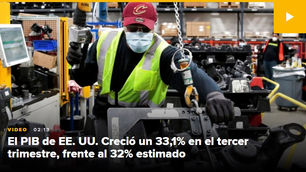 El PIB de EE. UU. Se dispara a una tasa del 33,1% en el tercer trimestre, mejor de lo esperado.