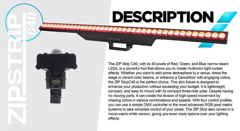 Zip Strip C40 | MEGA LITE