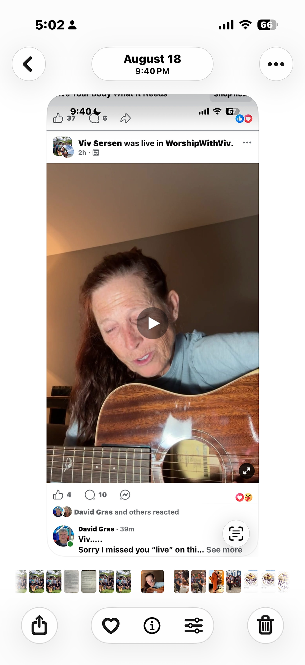 Tuesday evening online worship
