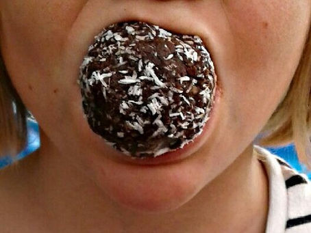 Chocolate and Orange Blackbean Bliss balls