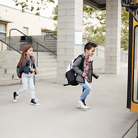 Walking to the Bus