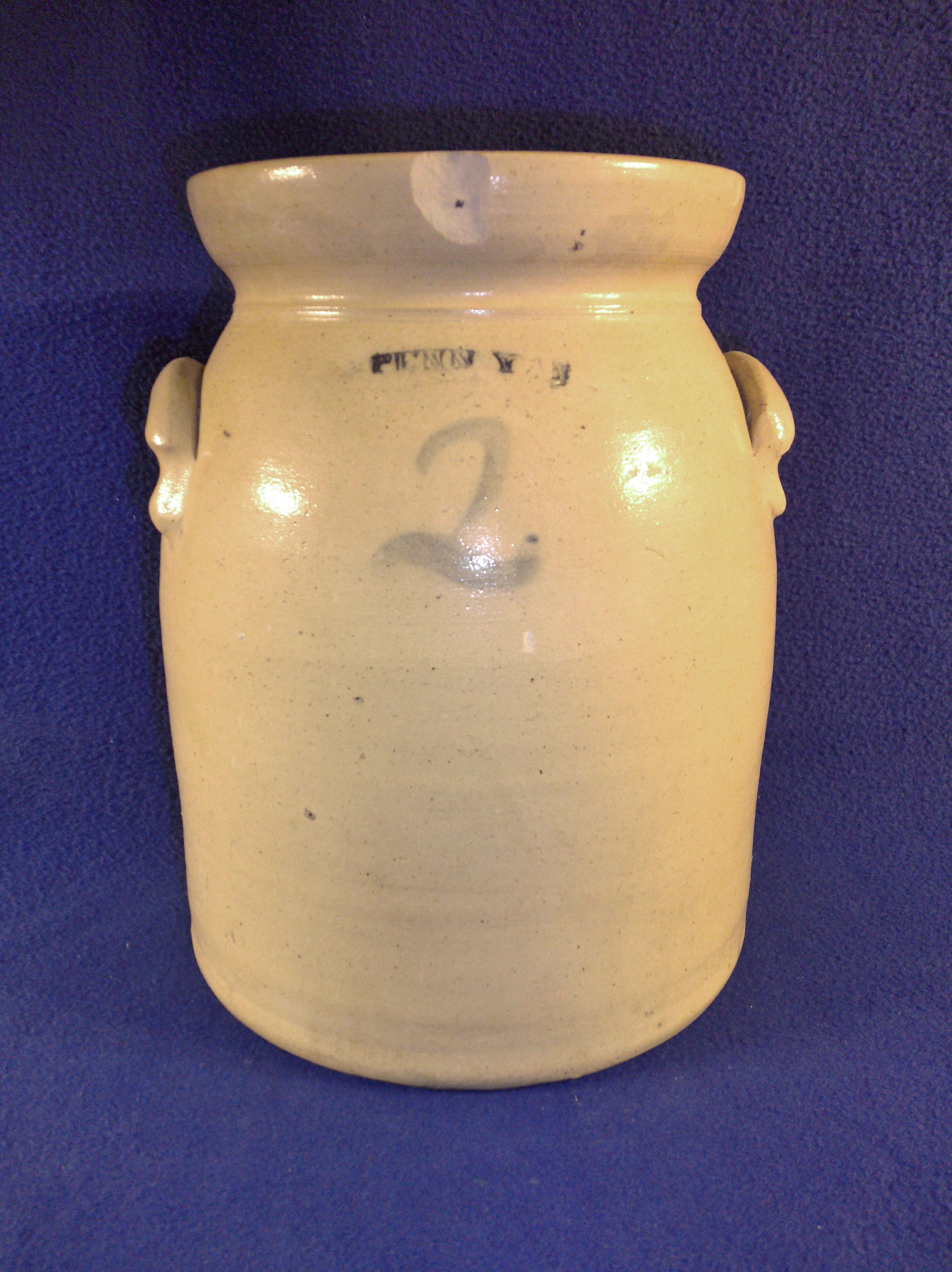 2 Gallon Stoneware Preserve Jar from Penn Yan, New York #12129