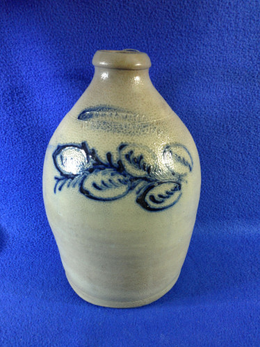 Cowden and Wilcox, Harrisburg, Pennsylvania Stoneware 1g Jug with