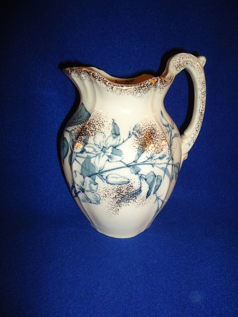 Fernivals, Cobridge, Stoke-on-Trent 8" Pitcher, Apple Blossom Pattern #2319