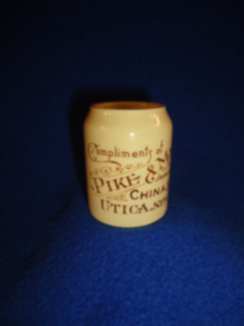Pike and Madoc, Utica, New York Miniature Advertising Match Safe #6509