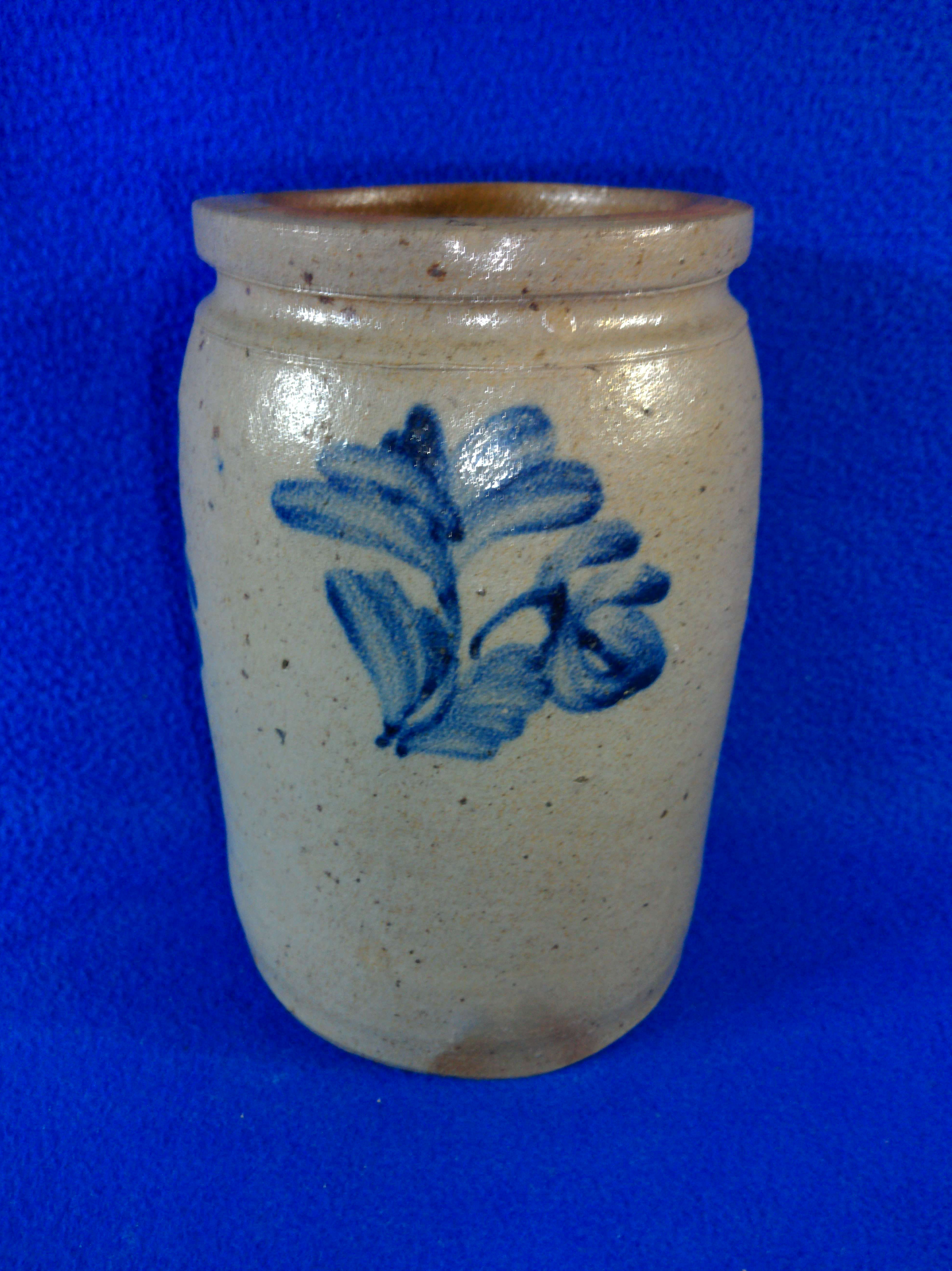 Enoch Burnett, Washington, D. C. Stoneware 1/2 Gallon Jar #12843