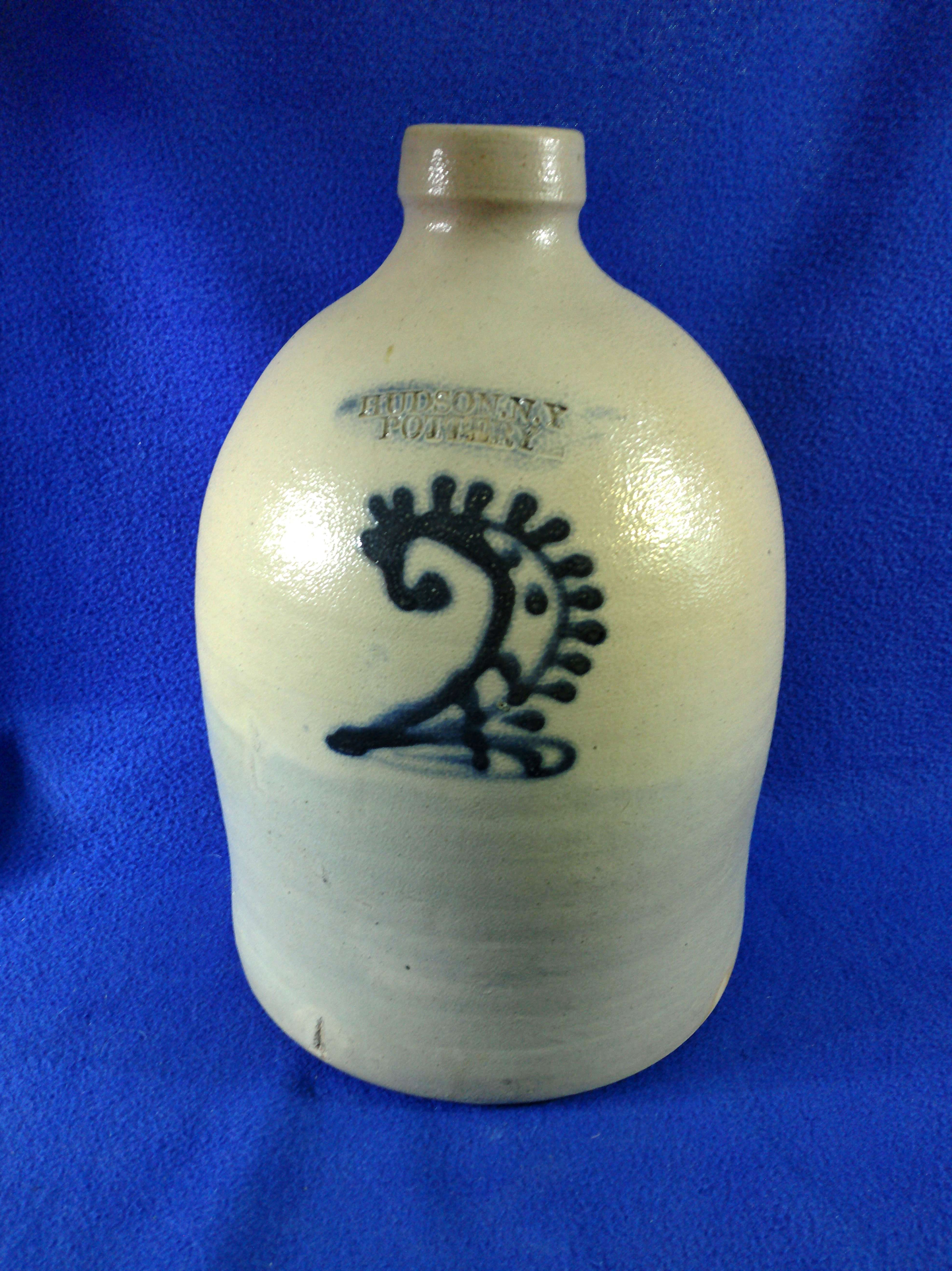 Hudson Pottery, Hudson, New York Stoneware Jug #12514