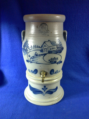 Rowe Pottery Works, Cambridge, Wisconsin Stoneware Water Cooler