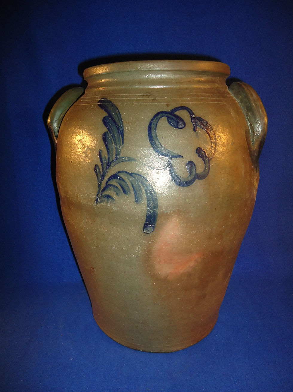 Stephen Sweeney, Henrico Co., Virginia Stoneware 3g Jar #11905