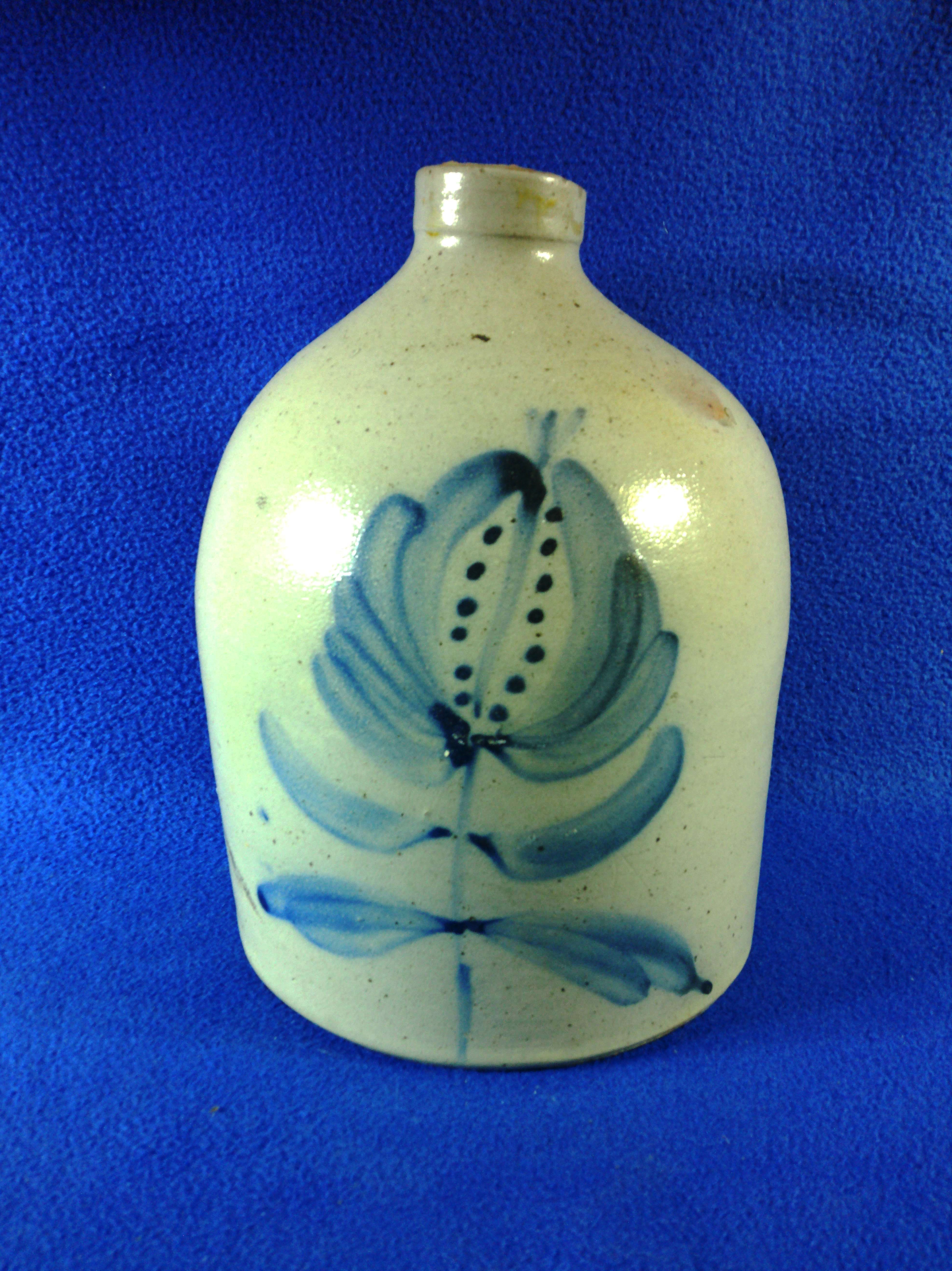 Circa 1870 1g Jug with Large Floral from the Northeast #12484
