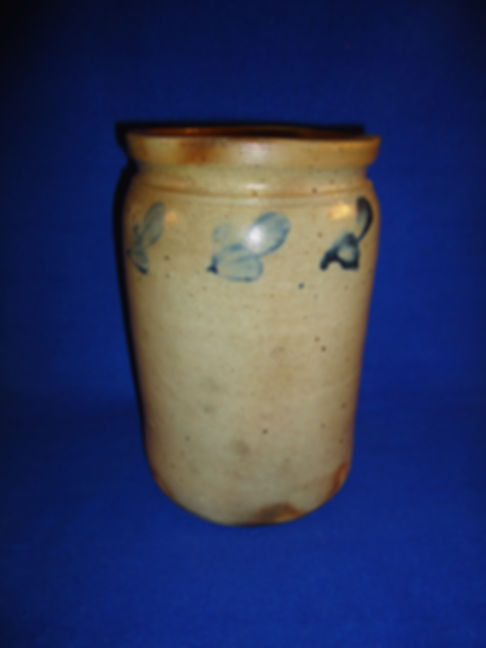 Signed Peter Herrmann, Baltimore, Maryland 1 Gallon Stoneware Jar #7967