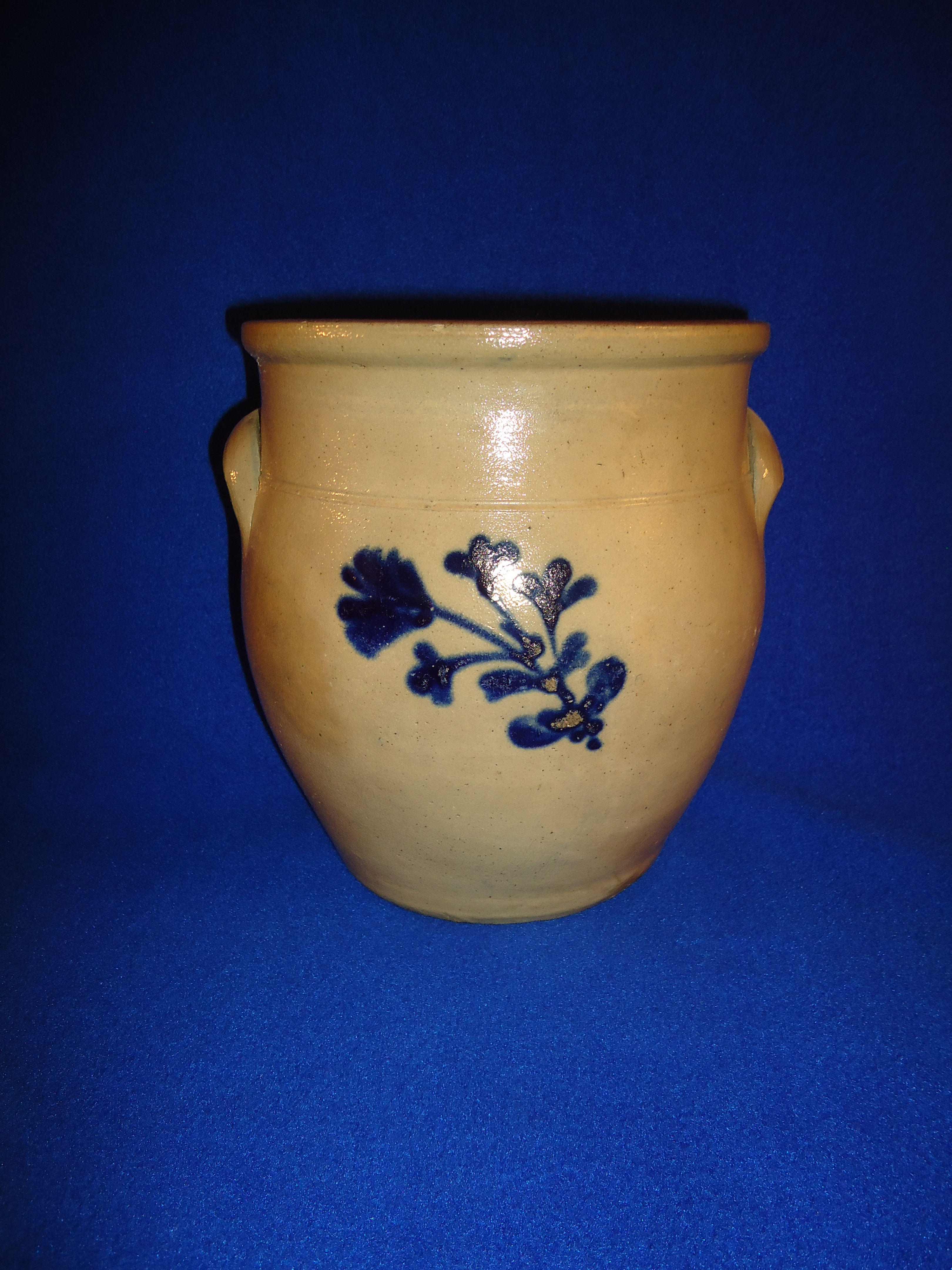 Stoneware Cream Pot with Floral, att. Ballard Vale, Massachusetts #10368