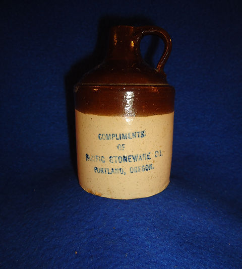 Pacific Stoneware Company, Portland, Oregon Stoneware Mini Jug