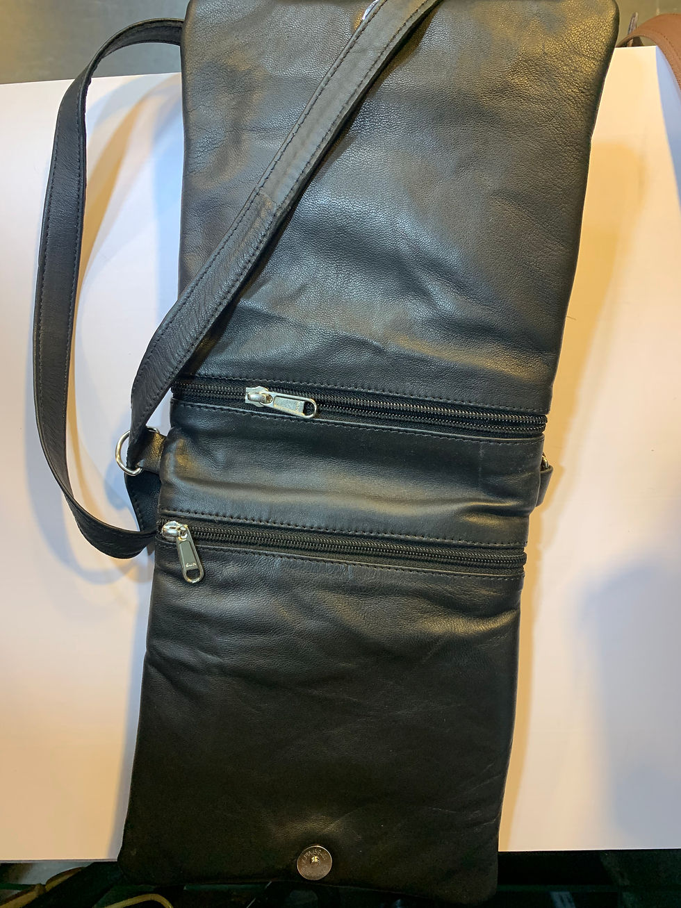 Thumbnail: Leather bag/ crossbody handle bag