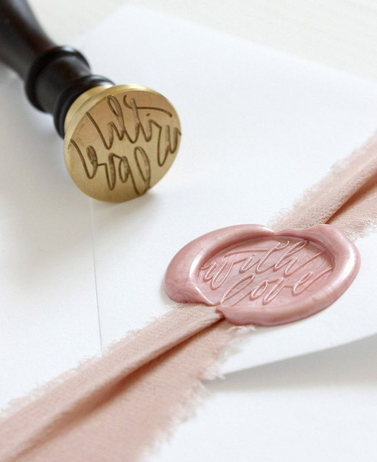 Thumbnail: Classic Custom Brass Seal Stamp