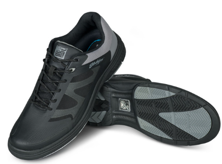 KR Strikeforce Men's Epic Bowling Shoes - Black/Charcoal - Right Hand