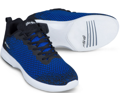Scarpe Da Bowling Uomo KR Aviatore - Suola In Gomma Krystalized - Microfibra Nero/Blu - Foto 6